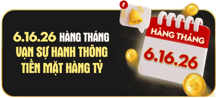 Sự kiện và khuyến mãi sắp tới của 168bet app